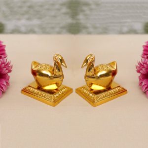 Gold kumkum box