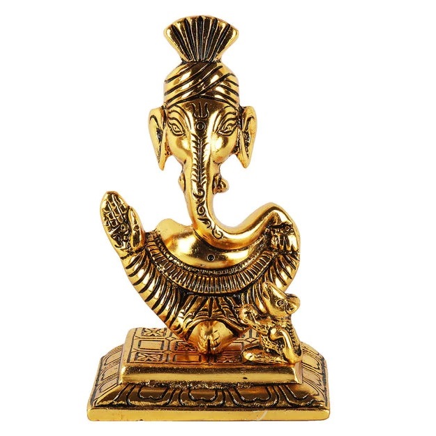 Ganesha Idol Showpiece for Gifts Home Decor Pooja Room Decorative Showpiece - 15 cm - Image 2