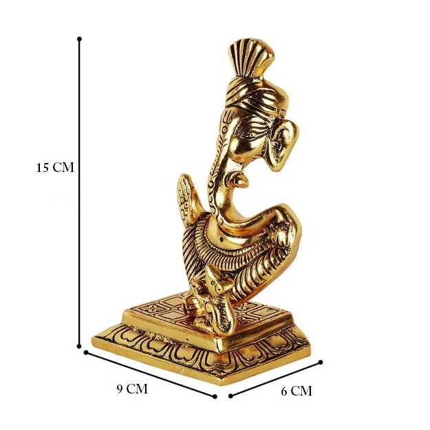 Ganesha Idol Showpiece for Gifts Home Decor Pooja Room Decorative Showpiece - 15 cm - Image 5