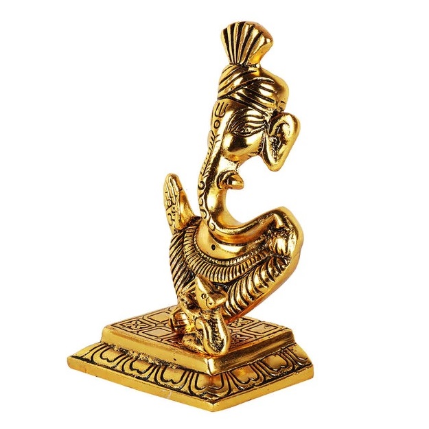 Ganesha Idol Showpiece for Gifts Home Decor Pooja Room Decorative Showpiece - 15 cm - Image 3