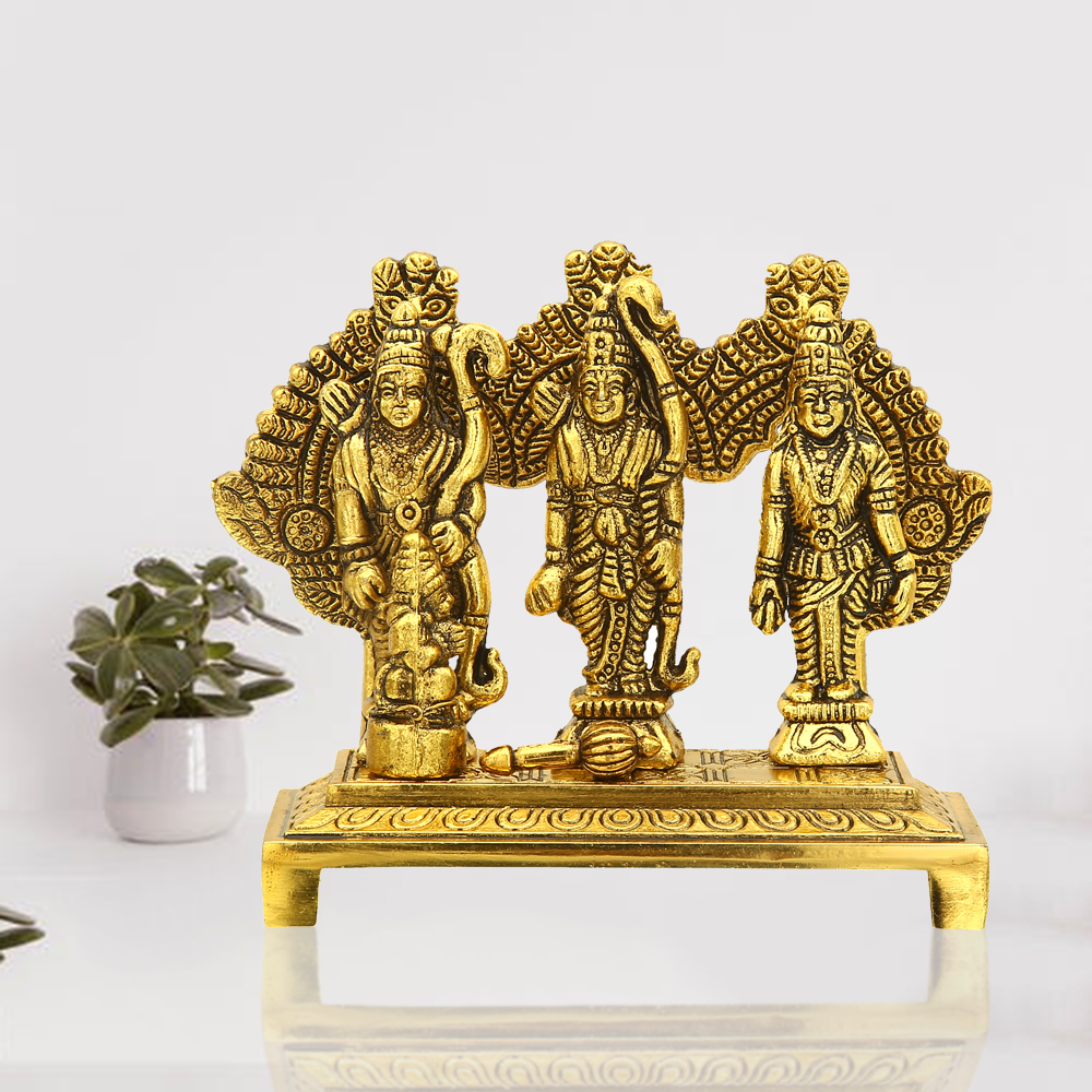 ram darbar brass idol