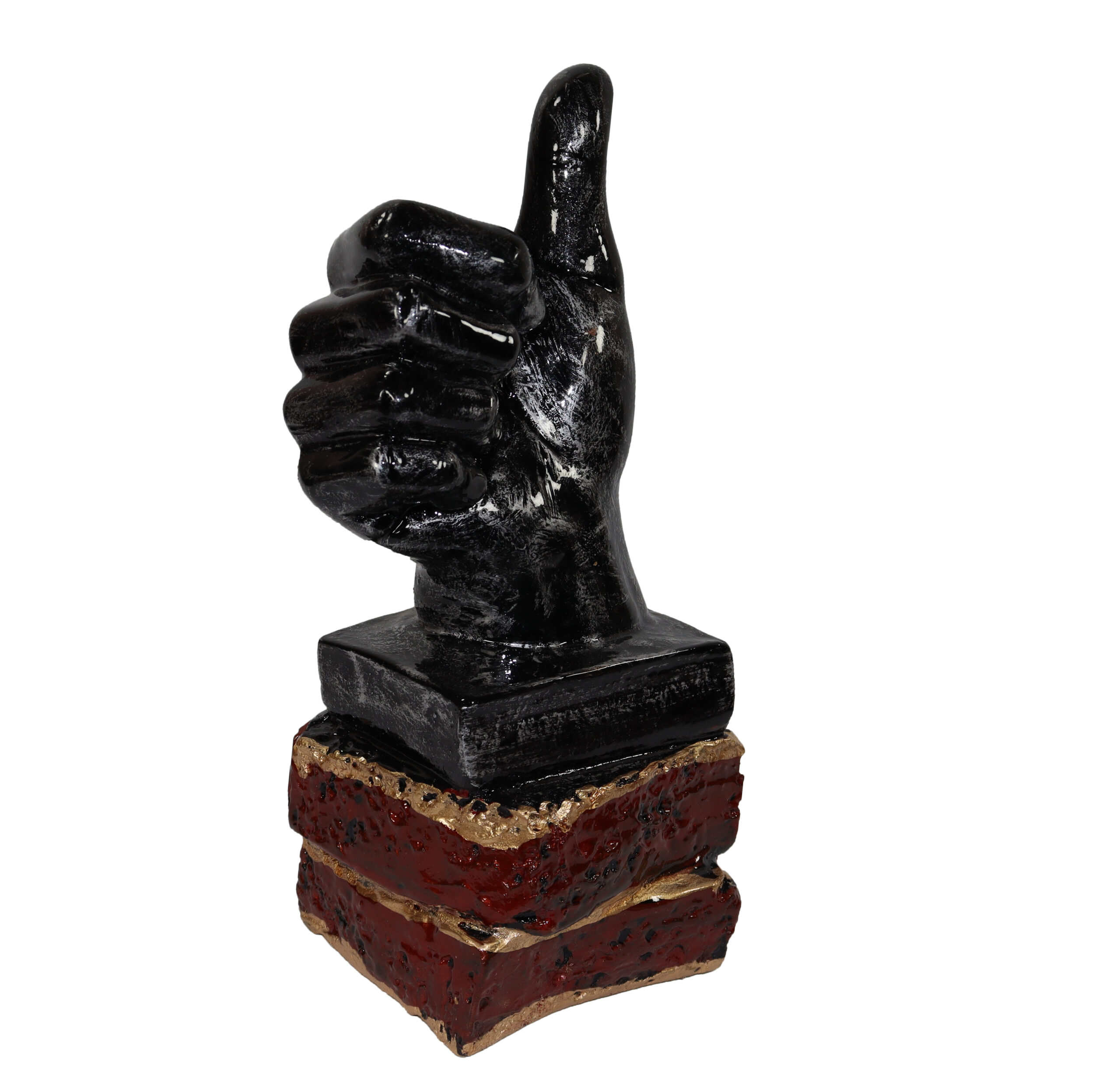 Thumbs Up Sign Decorative Showpiece Collectible Figurines for Home D?cor Wall Shelf Table Office Living Room Decoration Item - Image 2