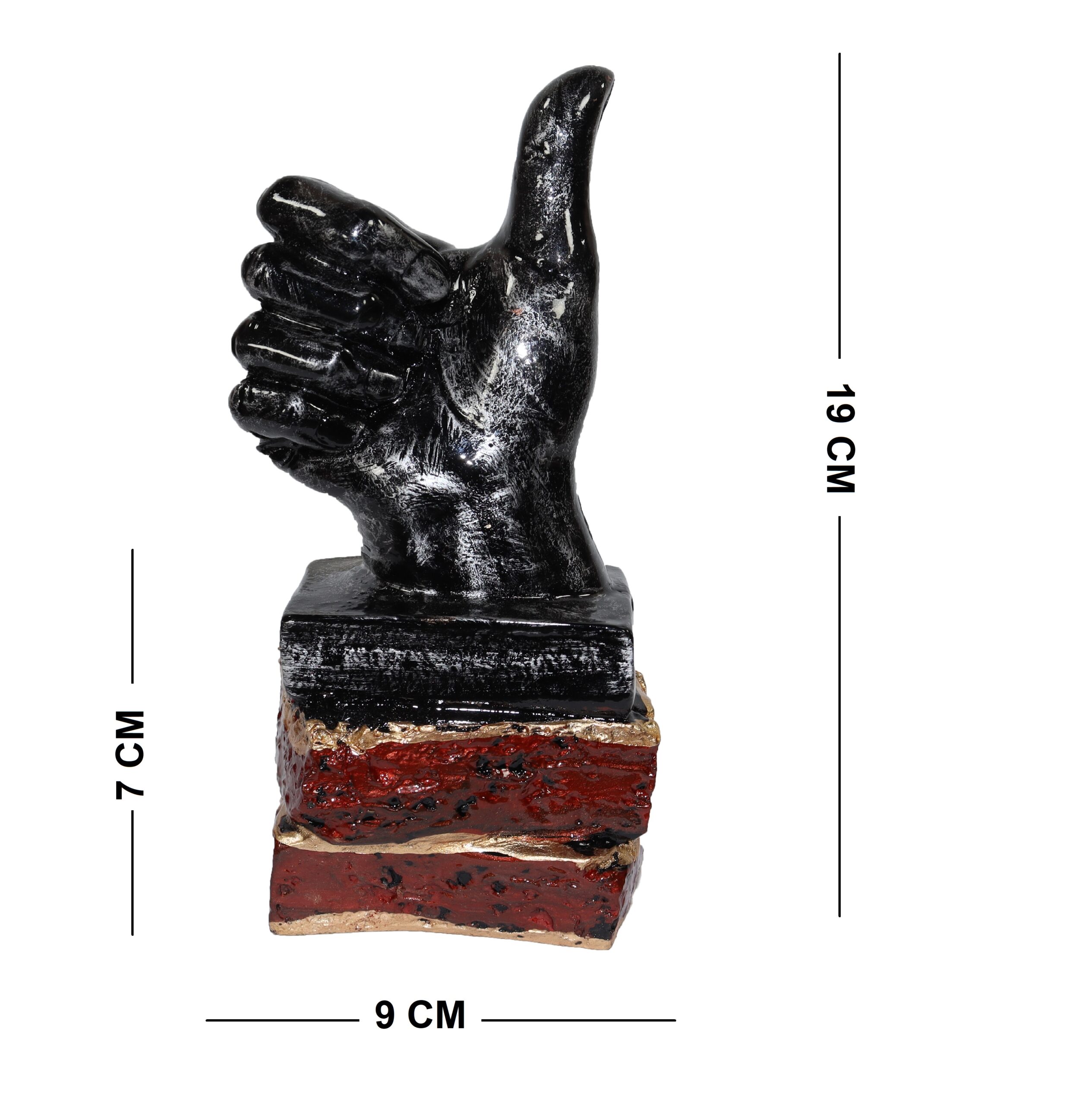 Thumbs Up Sign Decorative Showpiece Collectible Figurines for Home D?cor Wall Shelf Table Office Living Room Decoration Item - Image 4
