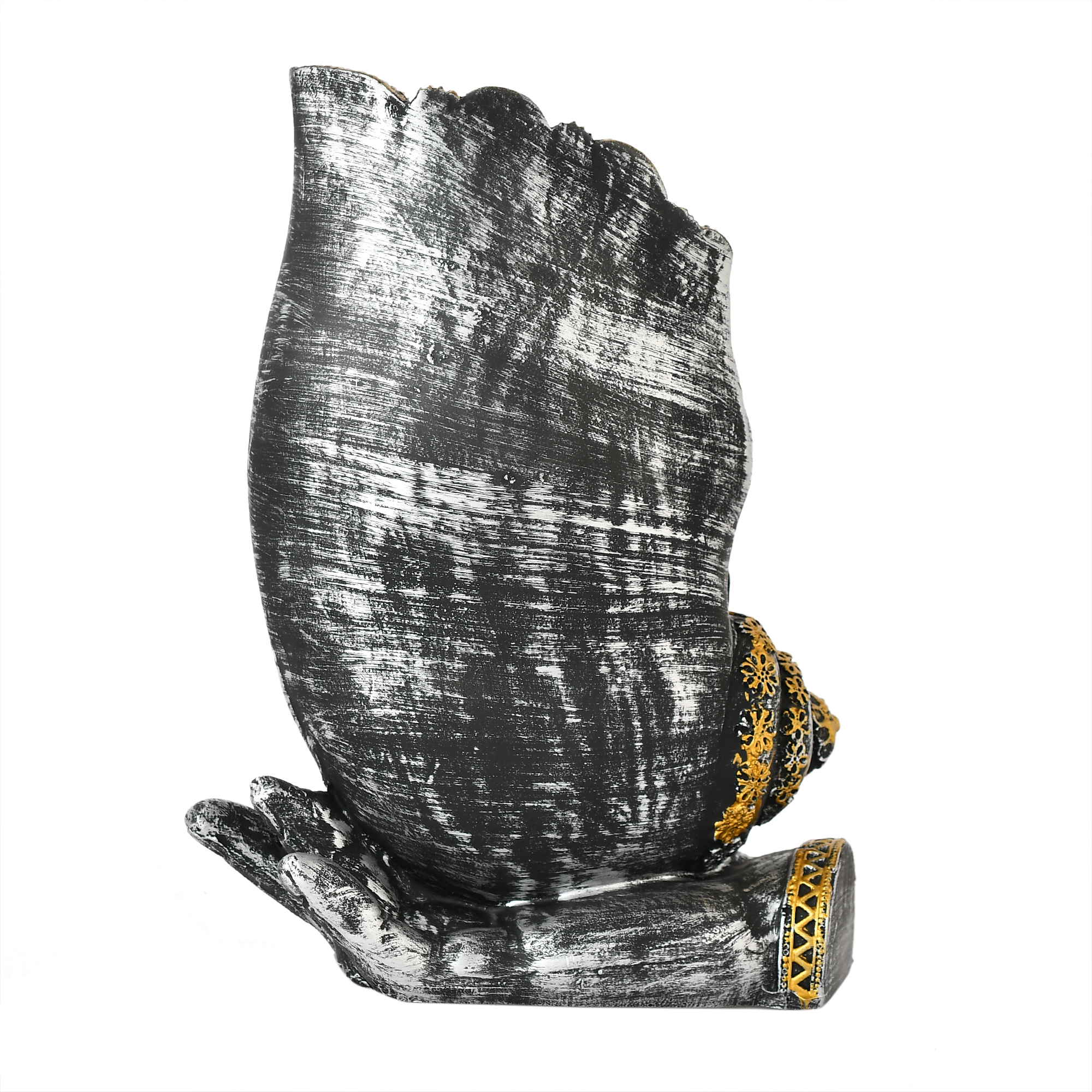 Ganesha Idol on Shank Palm Decorative Showpiece Figurine - Image 5