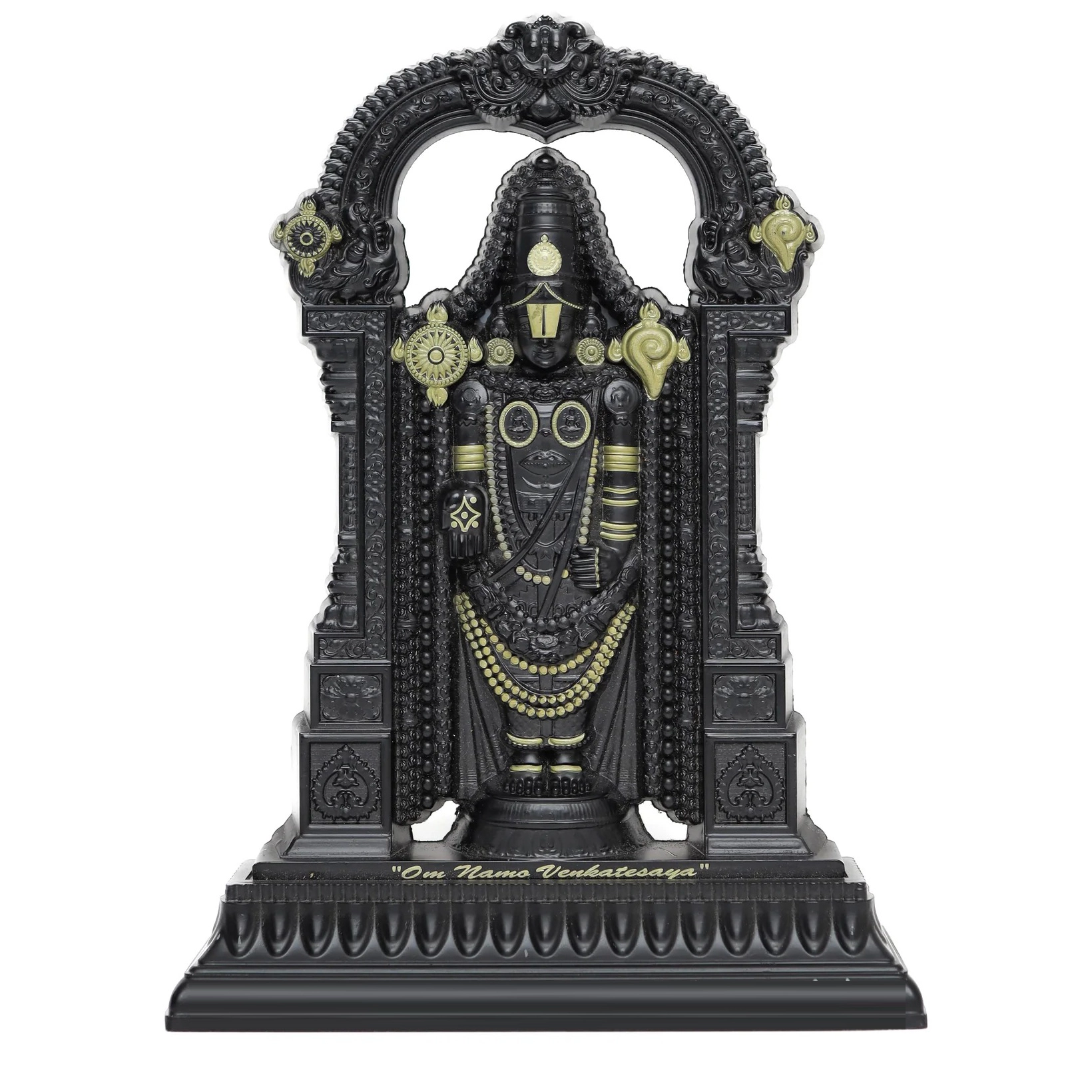 Metal Tirupati Balaji Idol for Pooja, Home Temple, Office Decor & Gift Spiritual Showpiece
