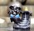 Ganesha Smoke Backflow Cone Incense Holder with 10 Cones Decorative Showpiece