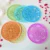Plastic Rangoli making kit Stencils for Floor Decoration (Set of 12 Pcs, Size 8 Inch)