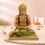 Polyresin Metal Finish Bajarangbali Statue Hanuman Ji Murti Idols Statue For Home Temple Puja Gift (7 Inch Height)