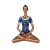 CRAFTAM Yoga Lady Statue – Poly Resin Decorative Statue Figurine Showpiece for Home D?cor Table Top Living Room Gift Item (Blue & Golden)