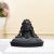 Craftam Polyresin Adiyogi Shiva Small Size Black Color Idol for Home D?cor, Gift & Puja, Car Dashboard Statue