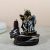 Polyresin Smoke Backflow Fountain Like Waterfall Radha Krishna Incense Holder Decorative Showpiece Gift with Free 10 Scented Cone Incenses (Blue)