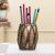 Dholak Damru Shape Pen Holder Pen Stand Office Desk Organizer
